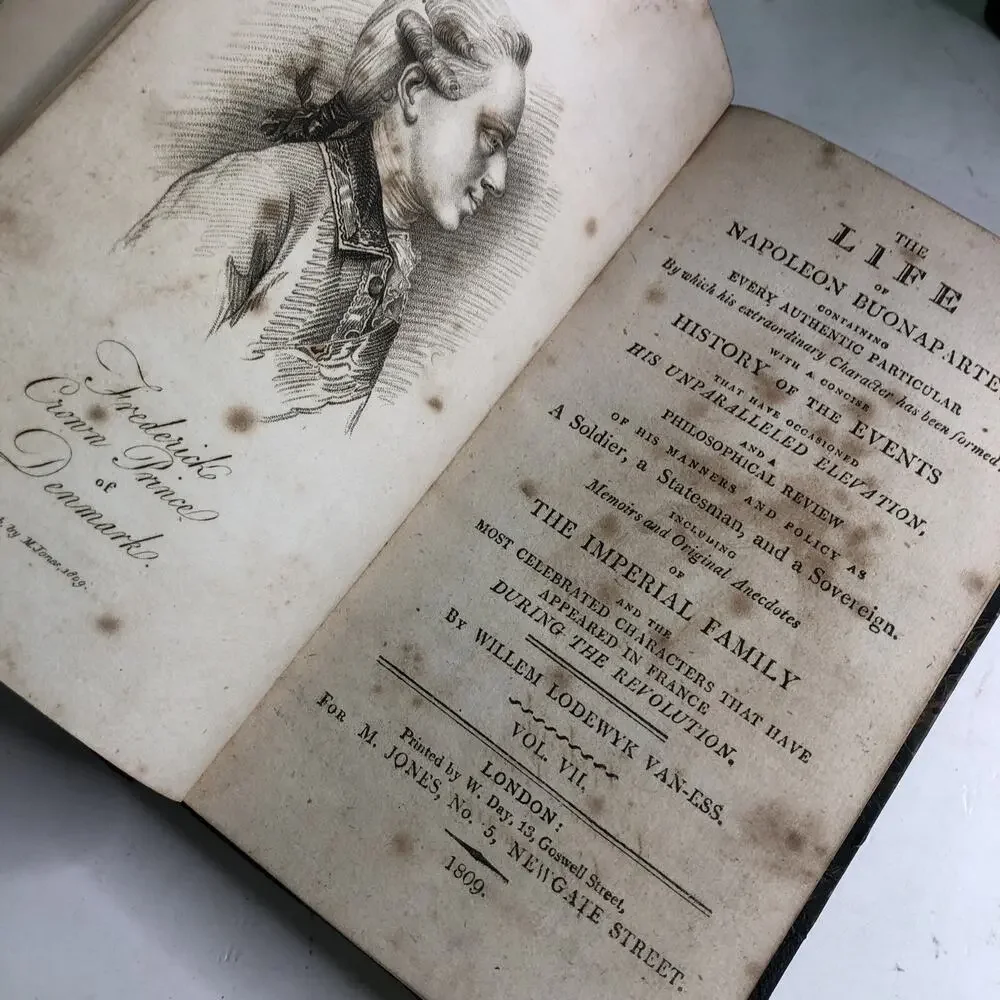 1809 Life Of Napoleon Buonaparte By Willem Lodewyk Van-Ess Vols. 1 - 7